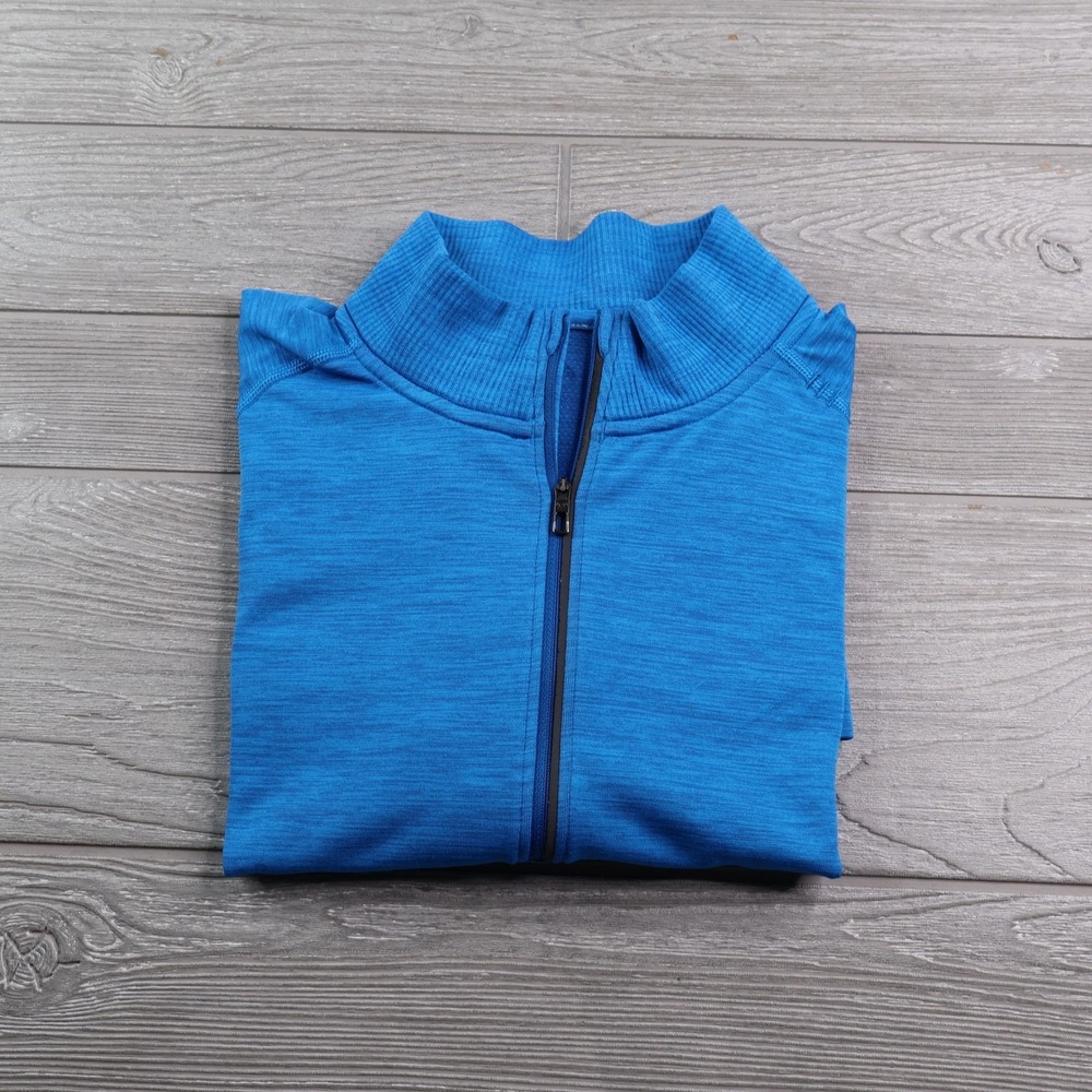 Lululemon Metal Vent Tech 1/2 Zip Pullover Men's Medium Blue Heathered